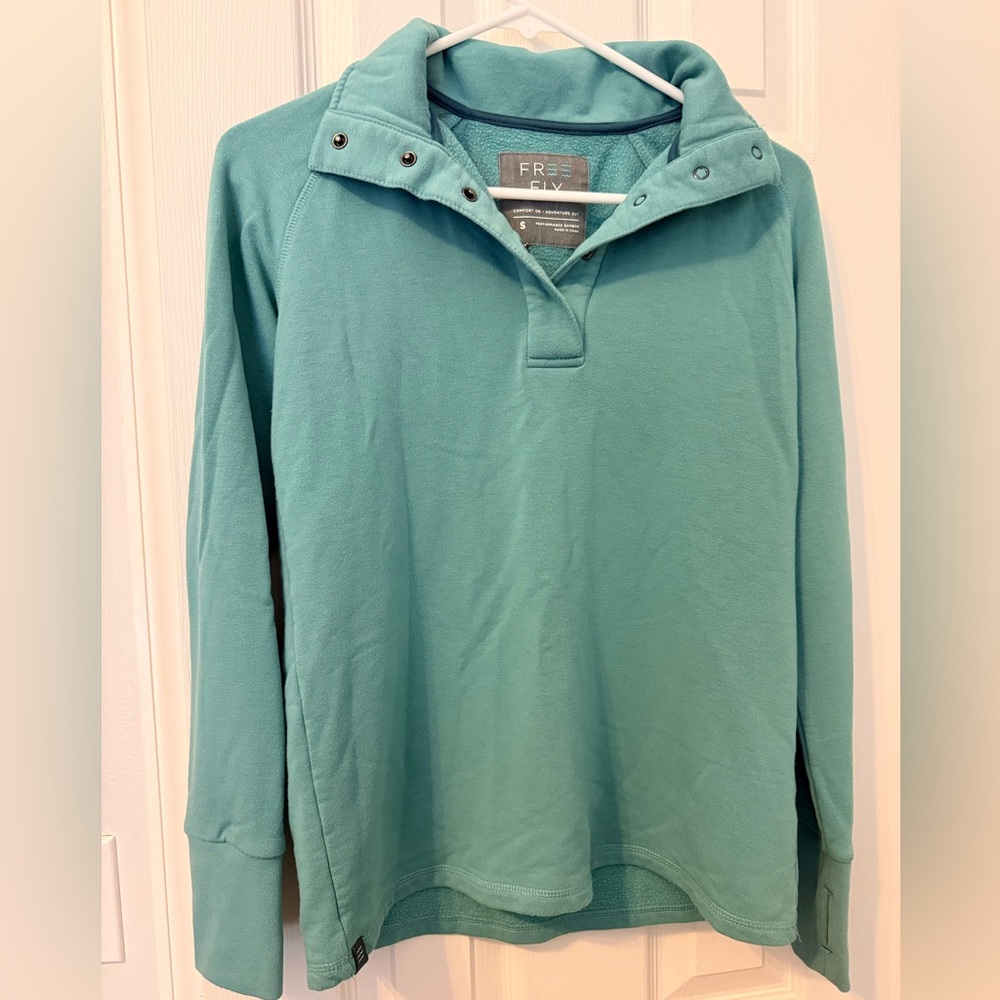 Free Fly Apparel Teal Sweatshirt